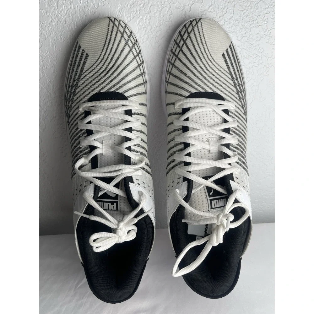 PUMA Clyde All Pro Men's Sneakers Black/White Size 16 NWOT